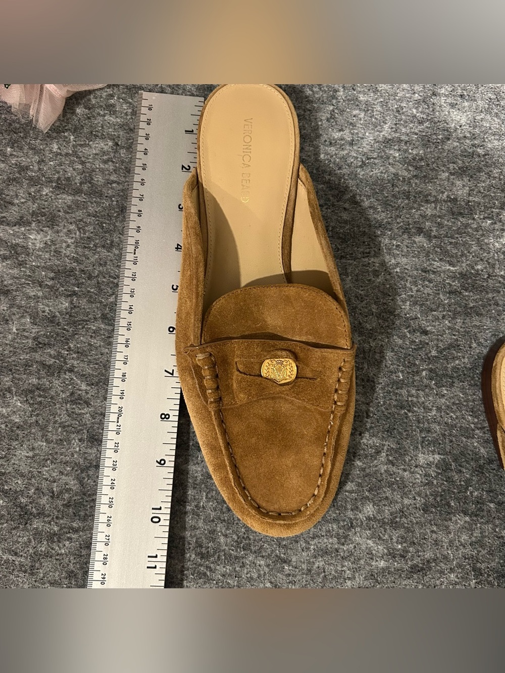 Veronica Beard Women’s Hazelwood Penny Suede Mules Size 8.5M - Picture 14 of 14